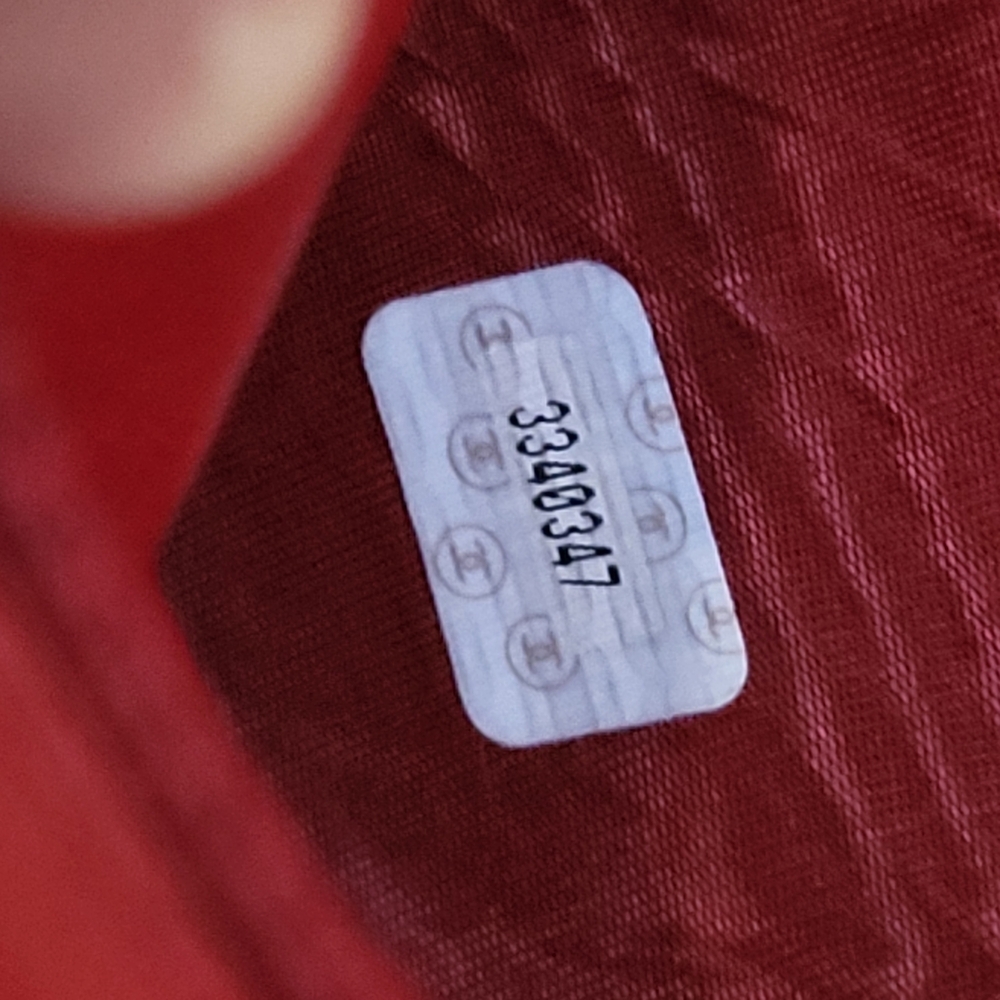 Chanel Red Caviar CC Timeless Shoulder Bag Bifold Wallet Grained Calfskin.. - Picture 14 of 16